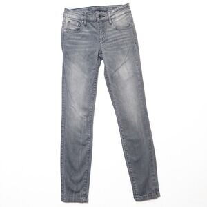 Guess Skinny Jeans Women's 24 Gray Stretch‎ Denim Low Rise